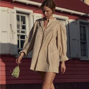 DOEN Dulcie Dress M Spring Elderberry